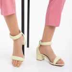 Robyn zöld női szandál, műbőrből készült