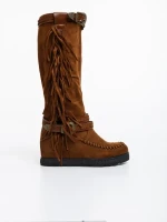 Ulyssa tevebarna, női csizma textil anyagból