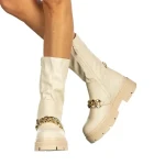 Annabel bézs női csizma