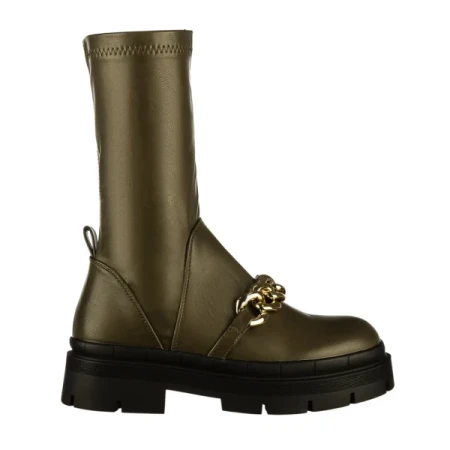 Annabel zöld női csizma