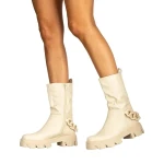 Adelie bézs női csizma