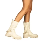 Adelie bézs női csizma