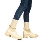 Calysta bézs női csizma