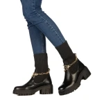 Calysta fekete női csizma