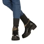 Calysta fekete női csizma