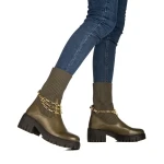 Calysta zöld női csizma