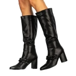 Cassye fekete női csizma