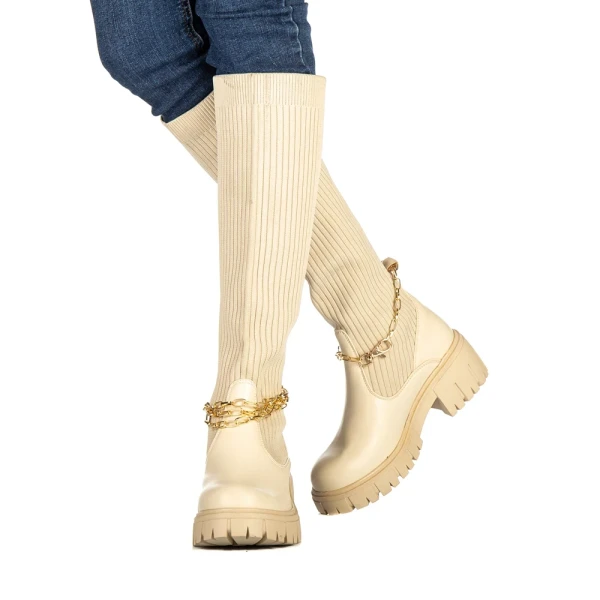 Catlin bézs női csizma