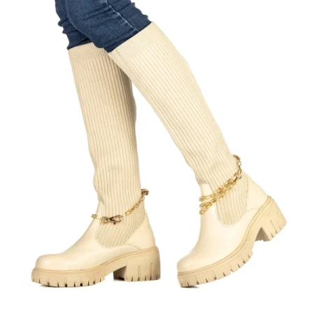 Catlin bézs női csizma