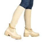 Catlin bézs női csizma