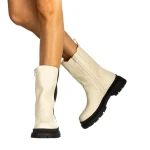 Ery bézs női csizma