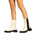 Ery bézs női csizma