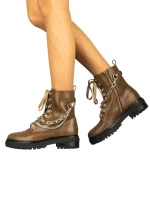 Texi zöld női bakancs