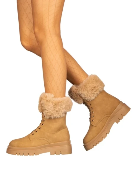 Zeny khaki női bakancs