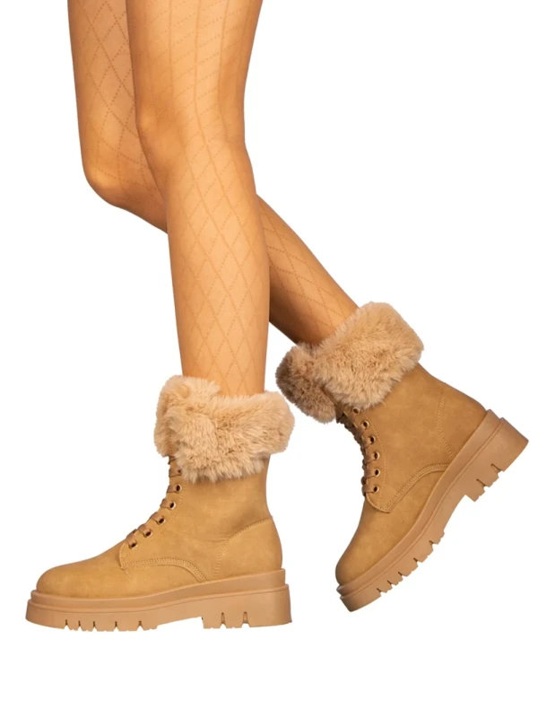 Zeny khaki női bakancs