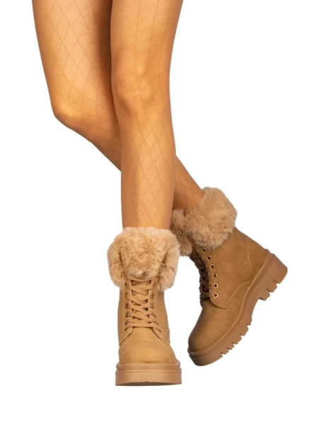 Zeny khaki női bakancs