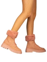 Zeny rózsaszín női bakancs