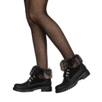 Voghi fekete női bakancs