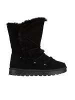 Phyllis fekete női csizma, textil anyagból készült