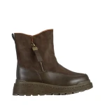 Sutton zöld női csizma, műbőrből és textil anyagból készült