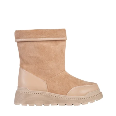 Rima rózsaszín női csizma, műbőrből készült