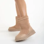 Rima rózsaszín női csizma, műbőrből készült