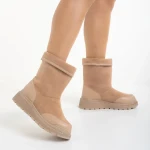 Rima rózsaszín női csizma, műbőrből készült