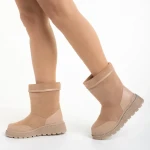 Rima rózsaszín női csizma, műbőrből készült