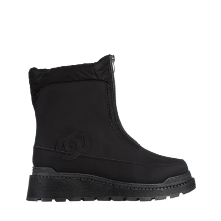 Lilith fekete női csizma, műbőrből készült