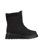 Lilith fekete női csizma, műbőrből készült