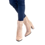 Marlyn bézs női bokacsizma