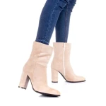 Marlyn bézs női bokacsizma