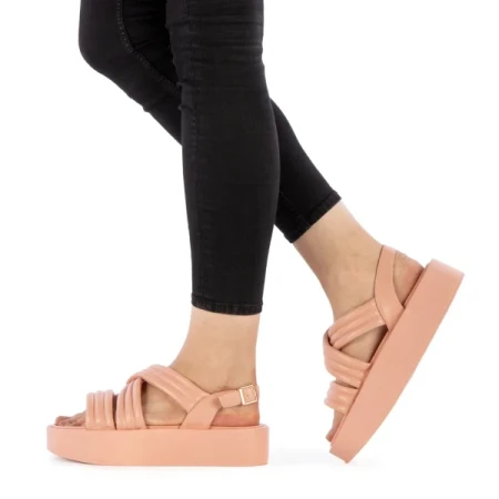 Aryna rózsaszín női szandál