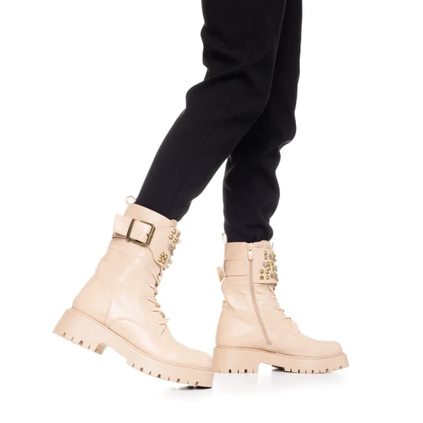 Layla bézs női bakancs