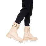 Layla bézs női bakancs