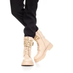 Layla bézs női bakancs