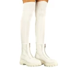 Camille fehér női bakancs