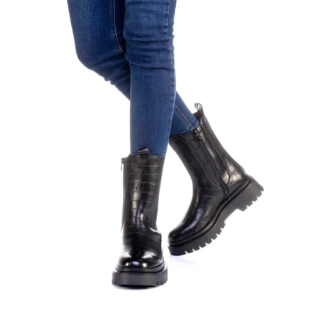 Pampa fekete női csizma