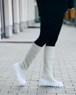Silvira bézs női csizma