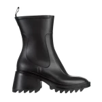 Sumeya fekete női csizma, szintetikus anyagból készült