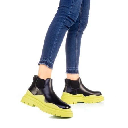 Amitilia zöld női bakancs