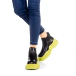 Amitilia zöld női bakancs