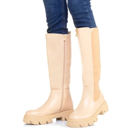 Wema bézs női csizma