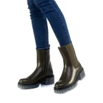 Lyana zöld női csizma