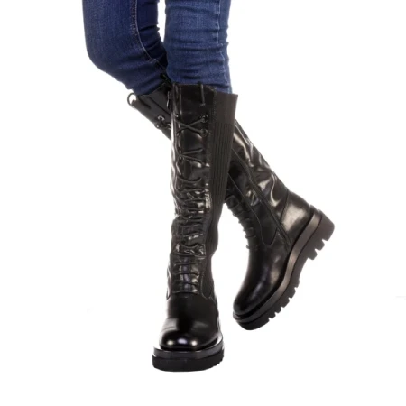 Elidia fekete női csizma