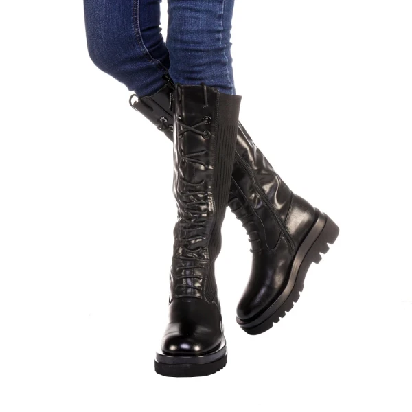 Elidia fekete női csizma