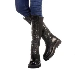 Elidia fekete női csizma