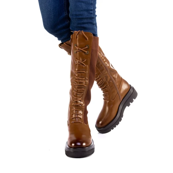 Elidia camel női csizma