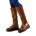 Elidia camel női csizma