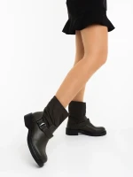 Arcadia zöld női bakancs ökológiai bőrből és szintetikus anyagból